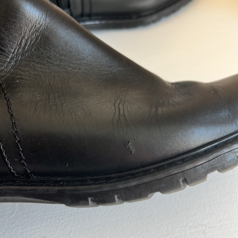 Blondo Evie Black Leather Riding Boots Size 7.5 - Picture 14 of 15